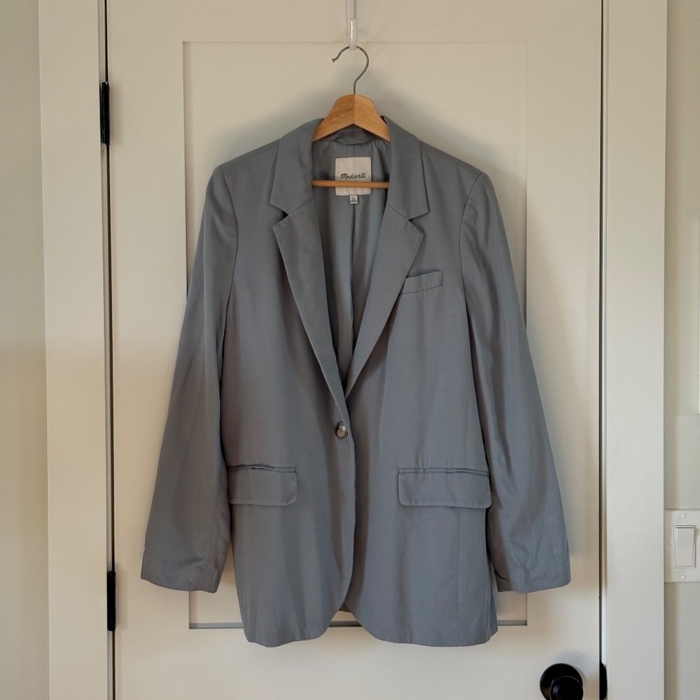 Madewell Light Blue Blazer XL - Picture 3 of 15